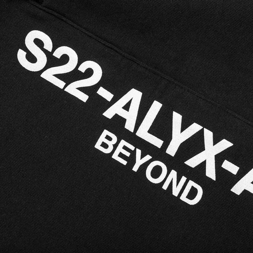 1017 ALYX 9SM COLLECTION LOGO SWEATSHORTS - BLACK - 3