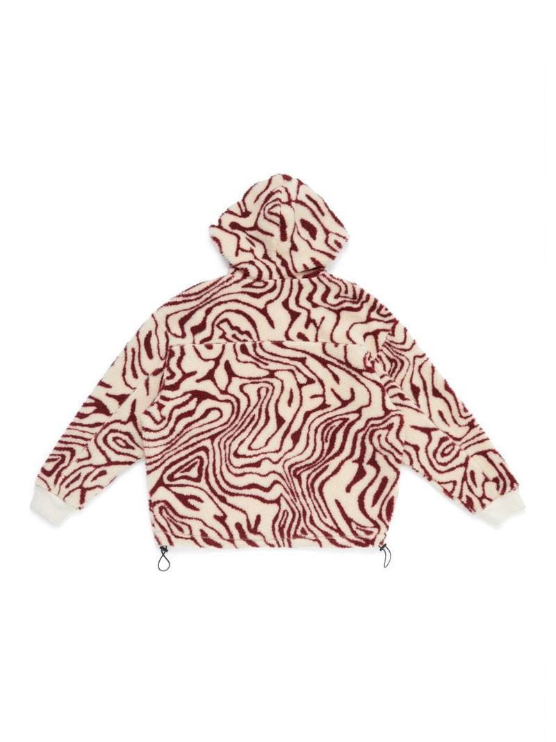 Marcelo Burlon County Of Milan printed fleece jacket outlook