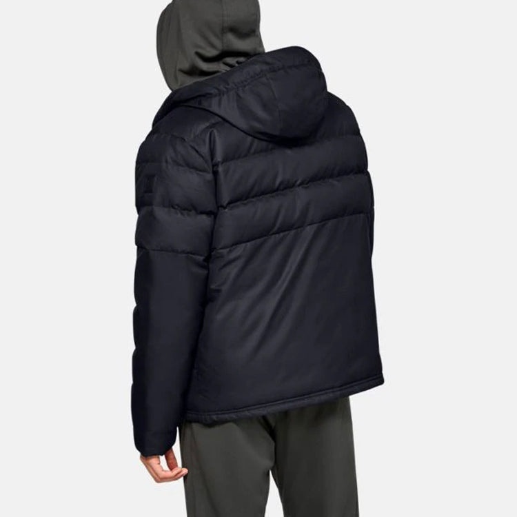 Under Armour Sportstyle Down Hooded Jacket 'Black' 1342693-001 - 5
