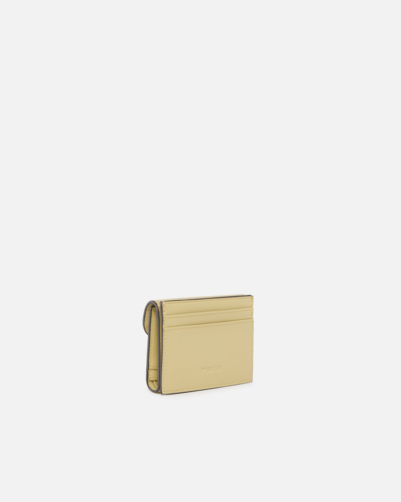 PINKO LEATHER WALLET WITH PINKO LETTERING outlook
