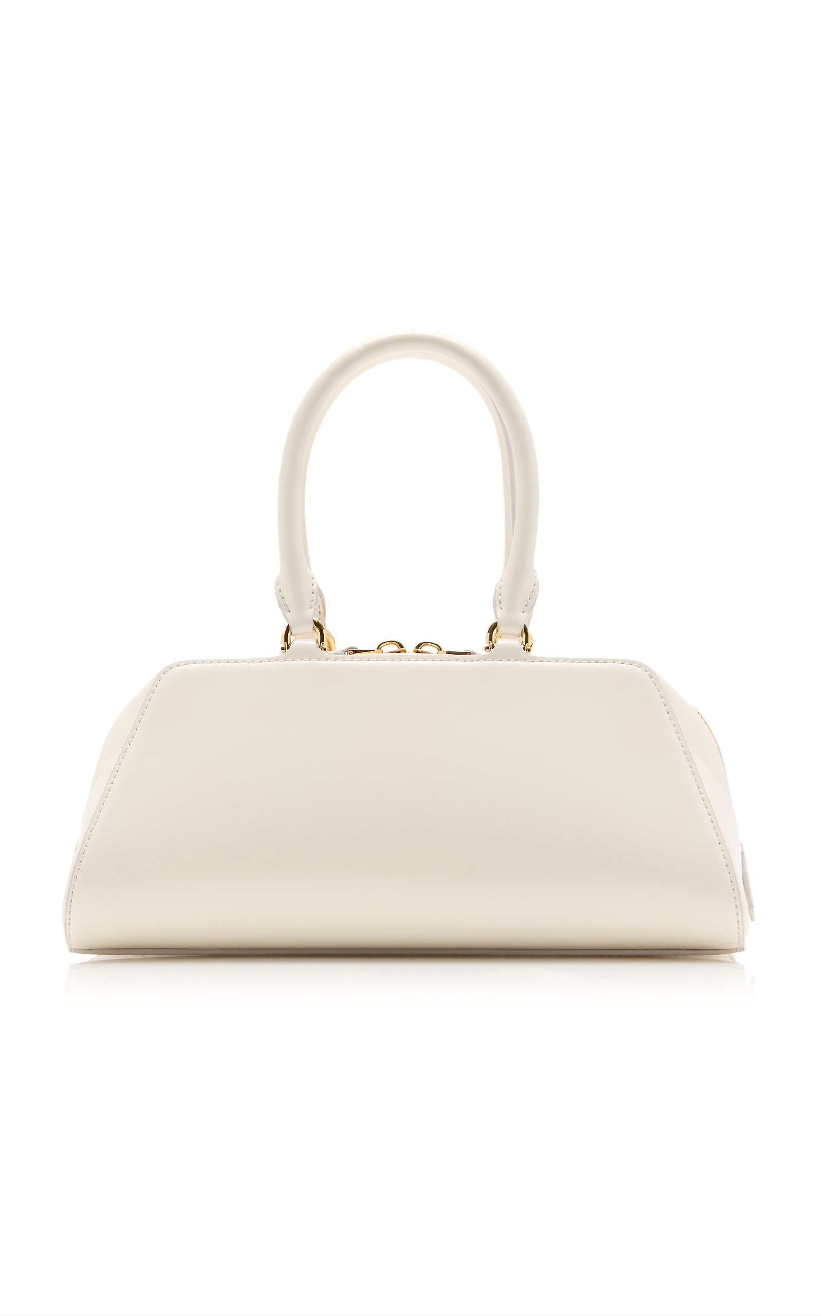 Antigona E/W Small Leather Bag white - 5