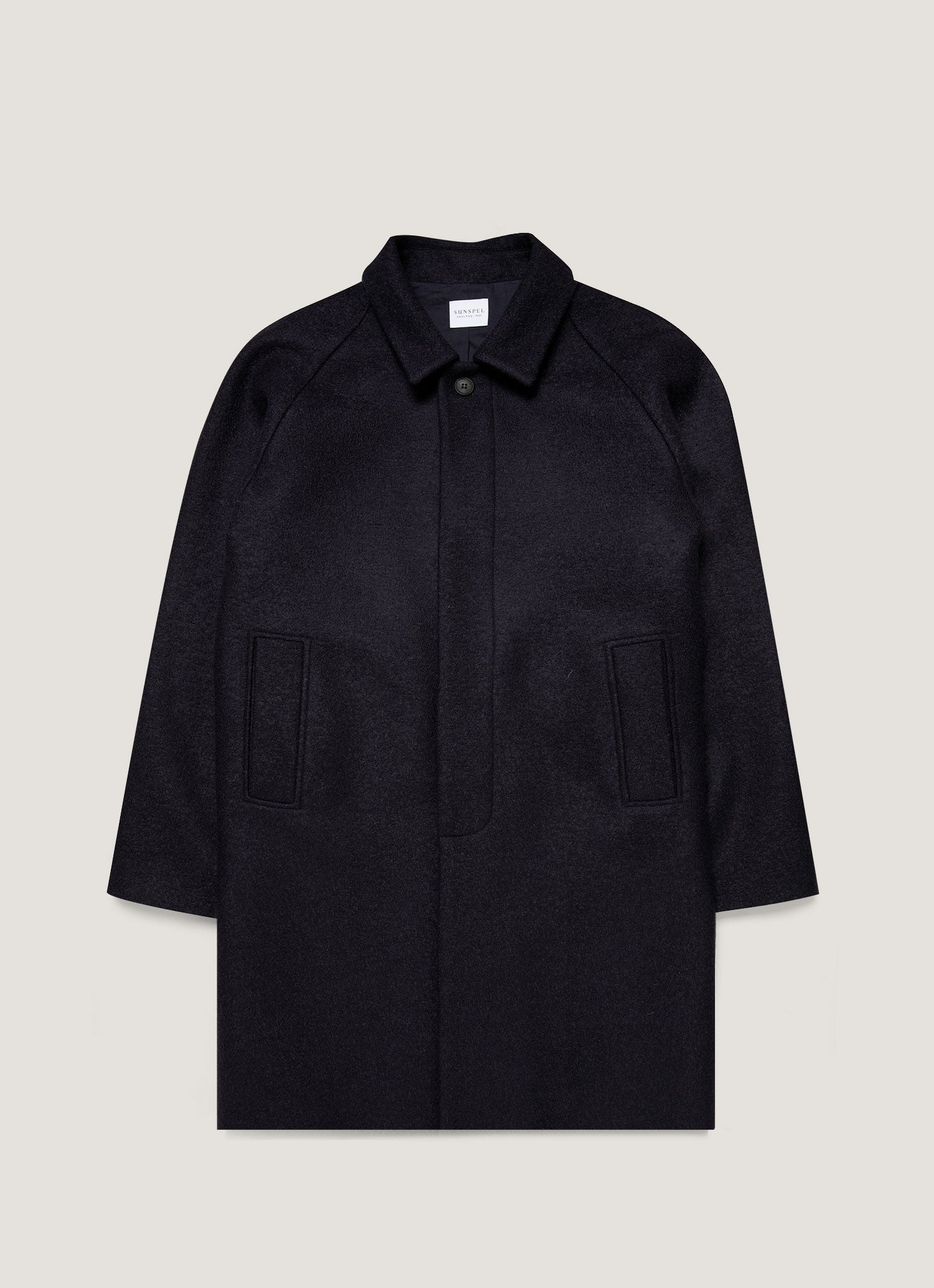 Boiled Wool Car Coat - 1
