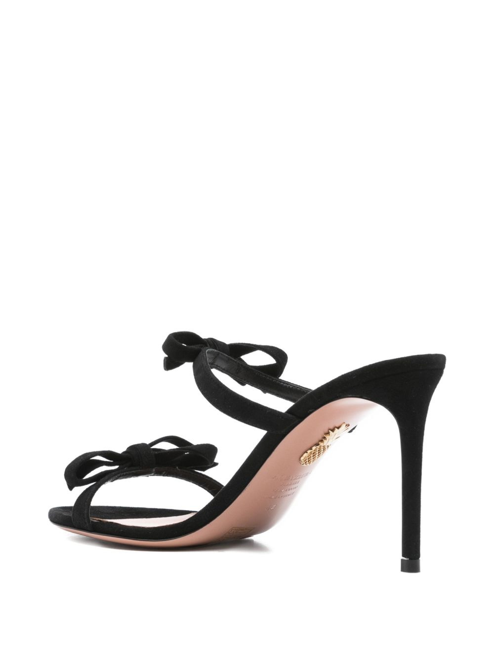 100mm Soave bow-embellished stiletto sandals - 3