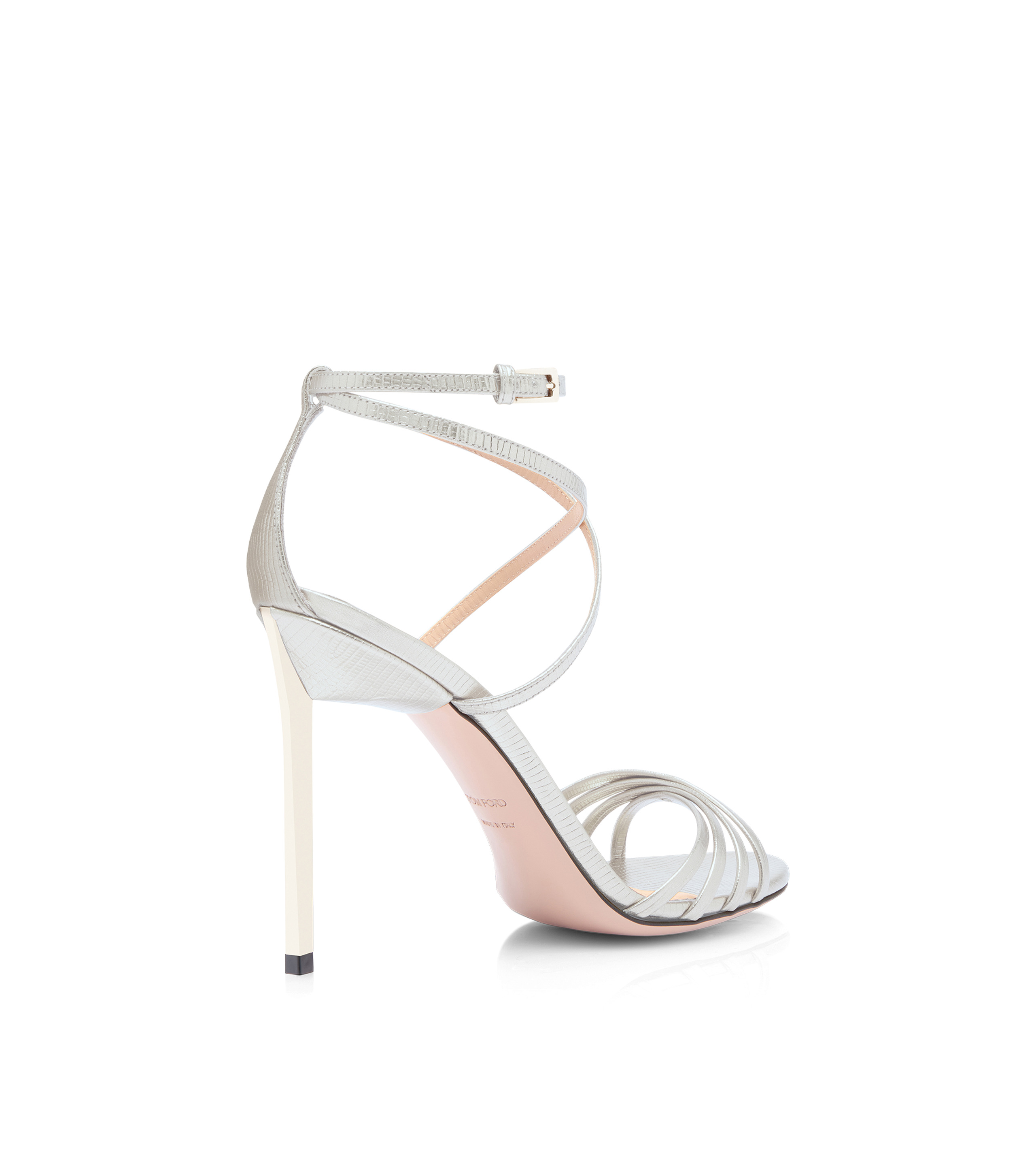LAMINATED PRINTED LIZARD IDA SANDAL - 3
