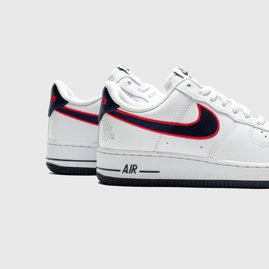 WMNS AIR FORCE 1 '07 LOW "OBSIDIAN & UNIVERSITY RED" - 5