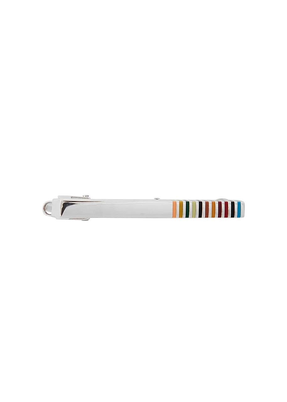Paul Smith Signature Stripe Enamelled tie pin - 1