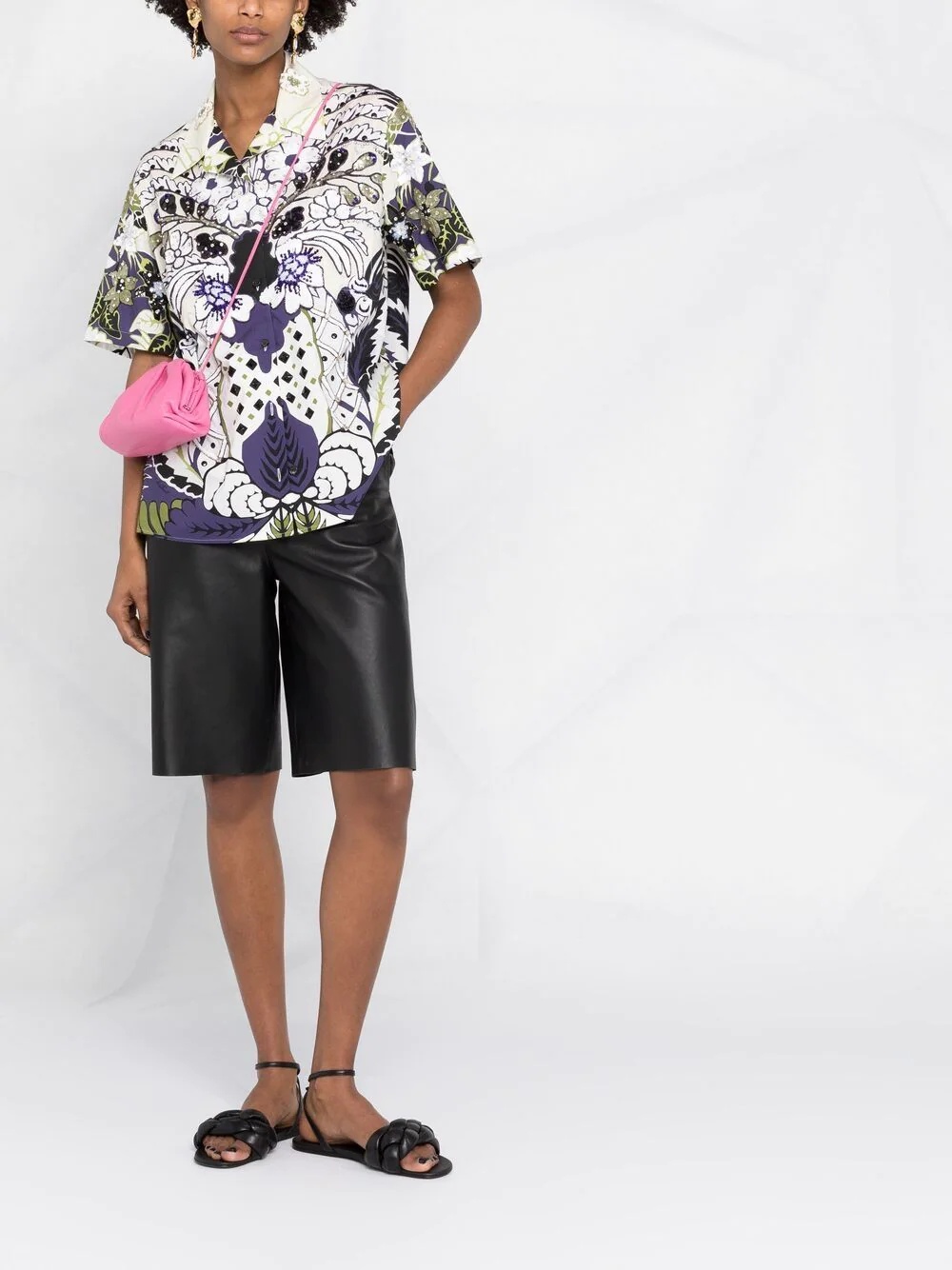 Arazzo-print sequined shirt - 2