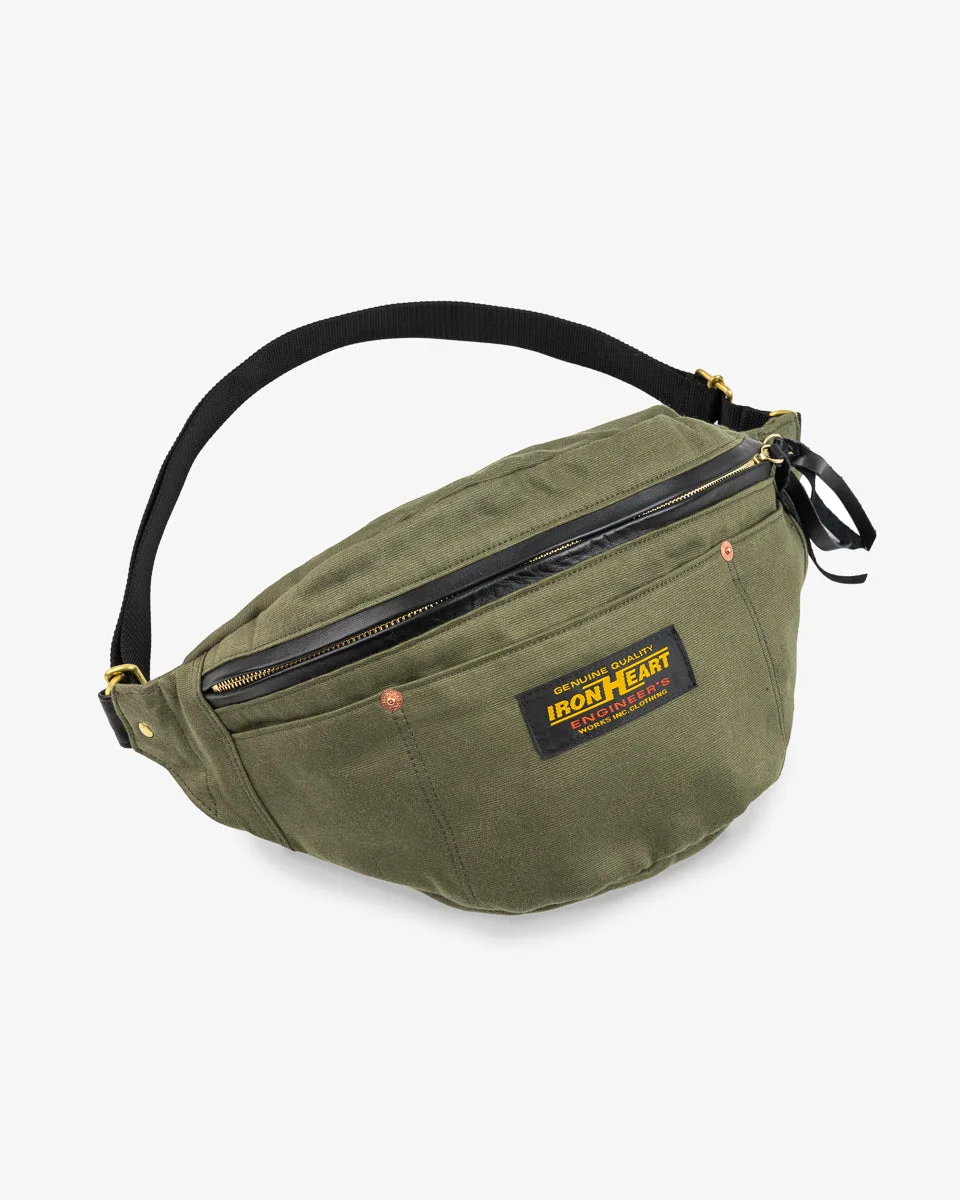IHE-53-ODG 12OZ WHIPCORD WAIST BAG - OLIVE DRAB GREEN - 1