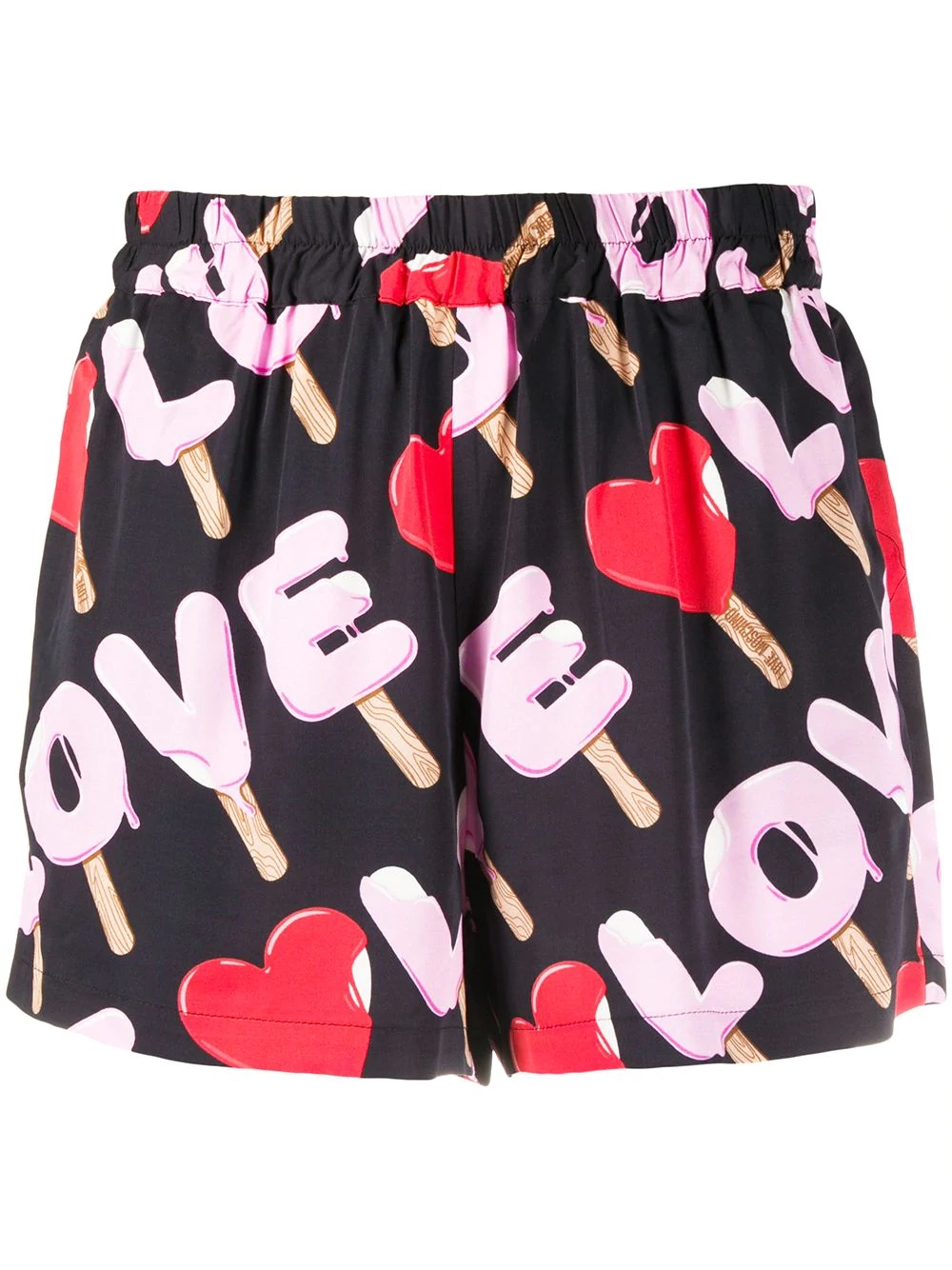 logo print shorts - 1