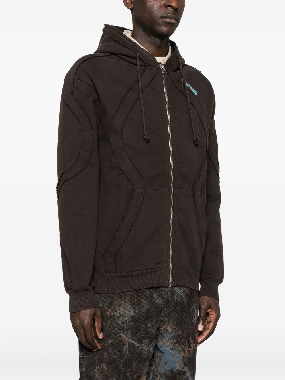 zip-up hoodie - 3