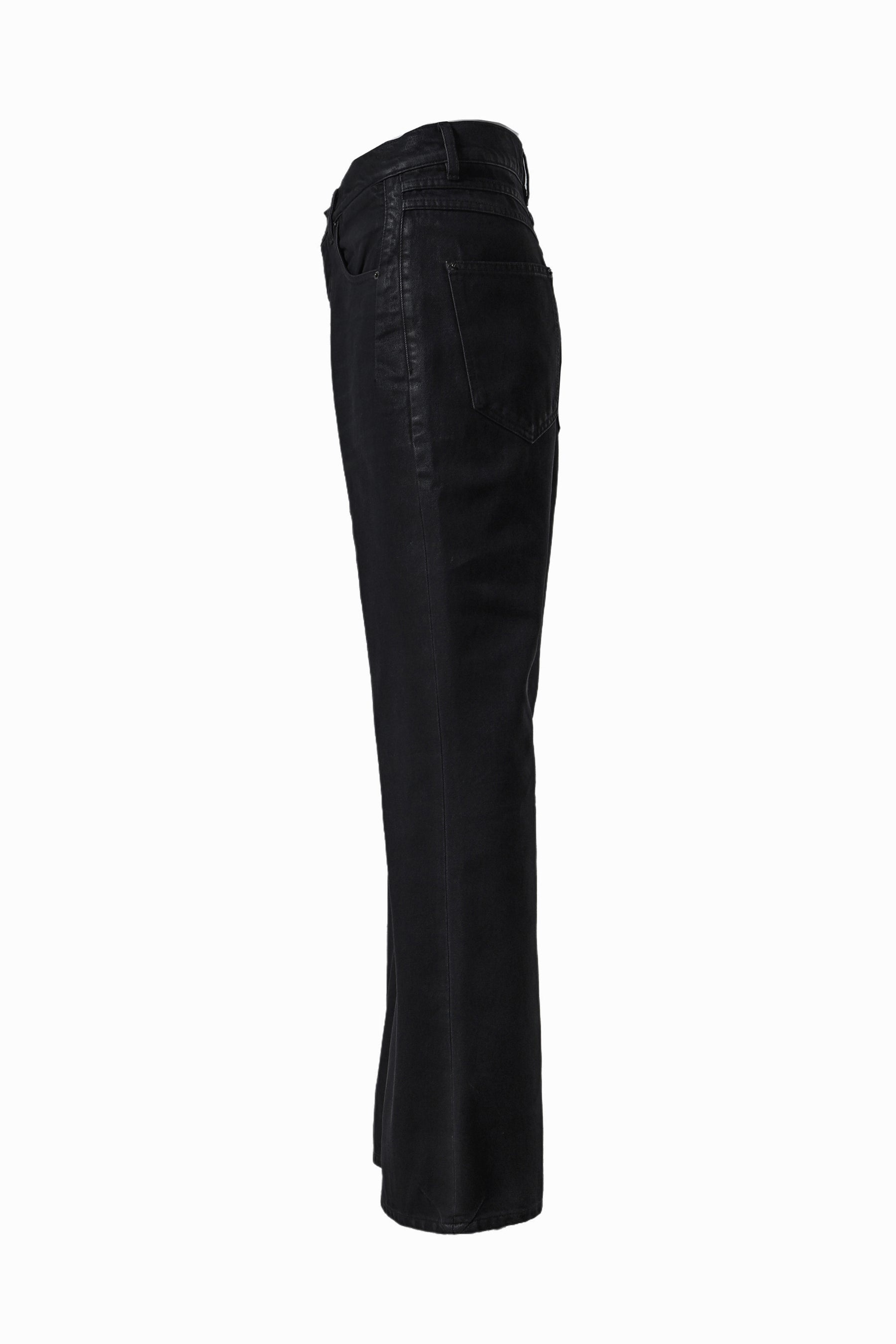 NO/FAITH STUDIOS ITALY DULL BLACK BOOT CUT / BLK | REVERSIBLE