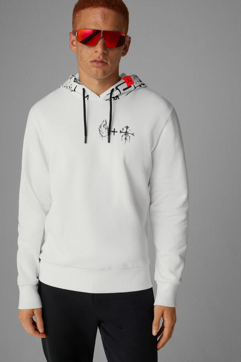 Covell Sweatshirt hoodie in White 2
