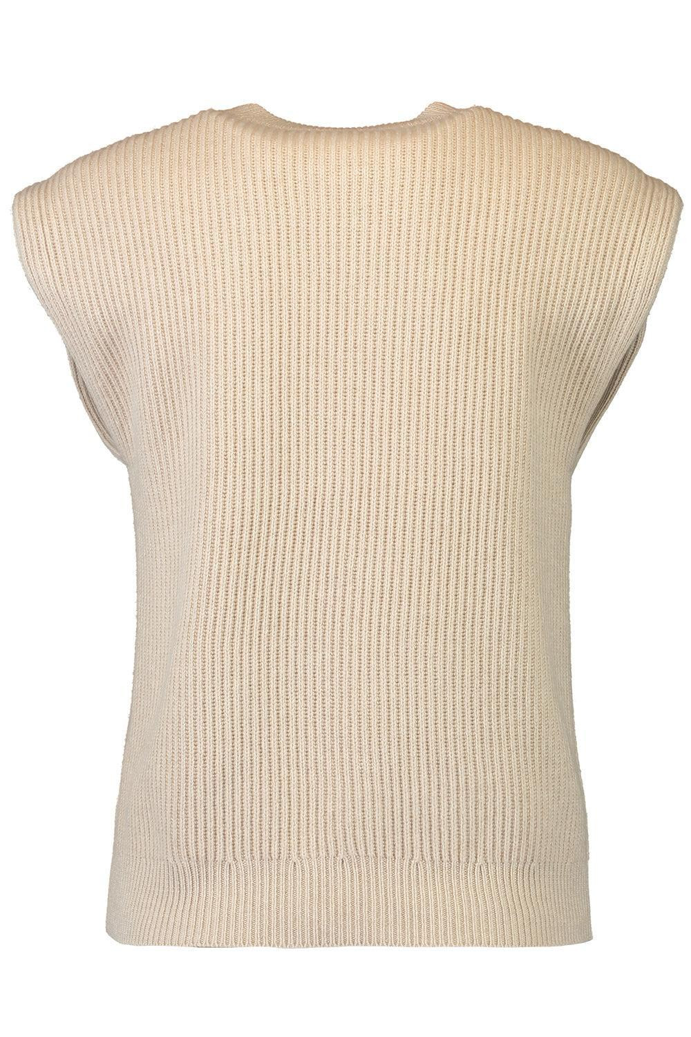 Nautical Sleeveless Knit Top - 5