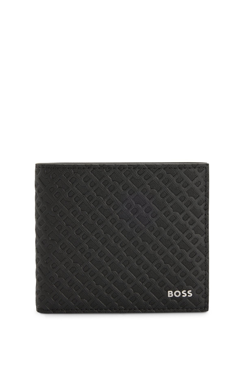 MONOGRAM-STRUCTURE WALLET WITH LOGO TRIM 1