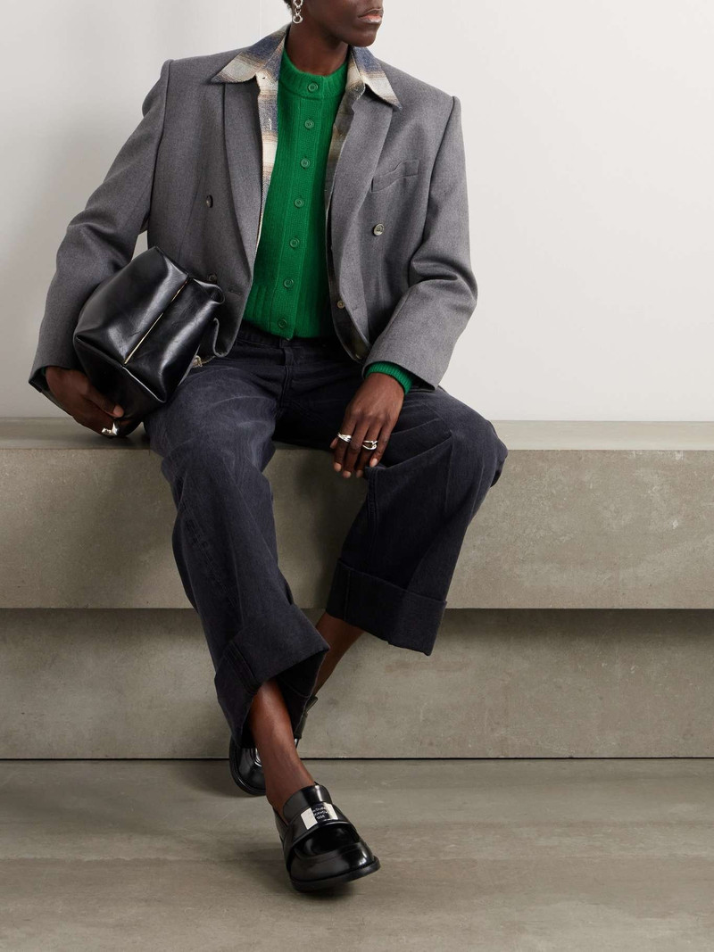 RE/DONE Cropped cashmere cardigan outlook