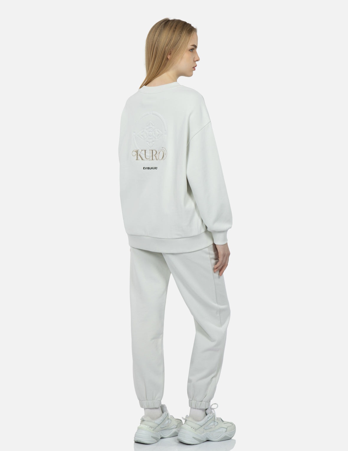 Logo and Seagull Embroidery Sweatpants - 4