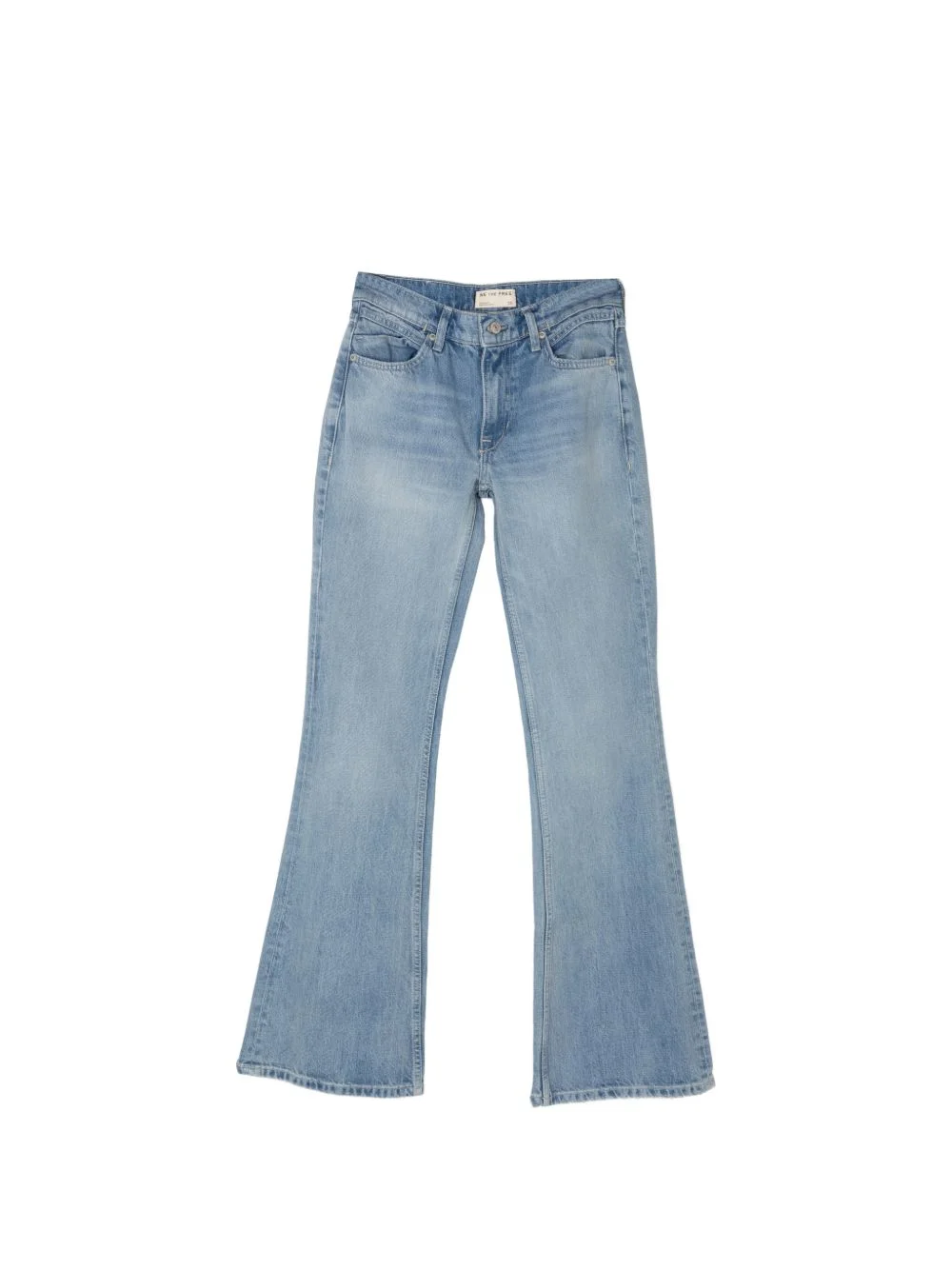 button-fastening jeans - 1