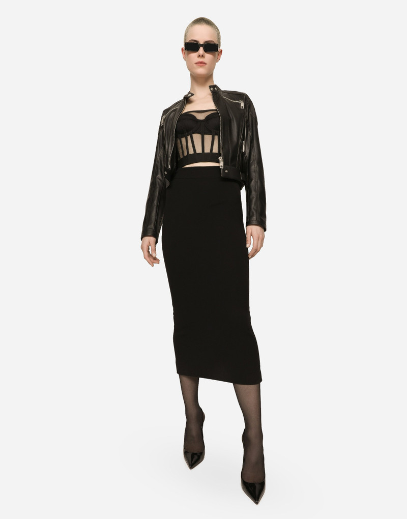 Dolce & Gabbana Nappa leather biker jacket outlook