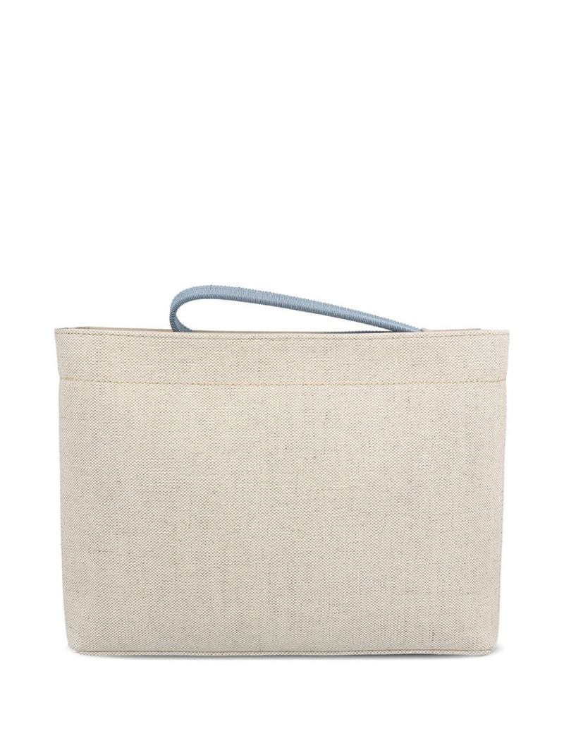 Givenchy logo print clutch bag outlook