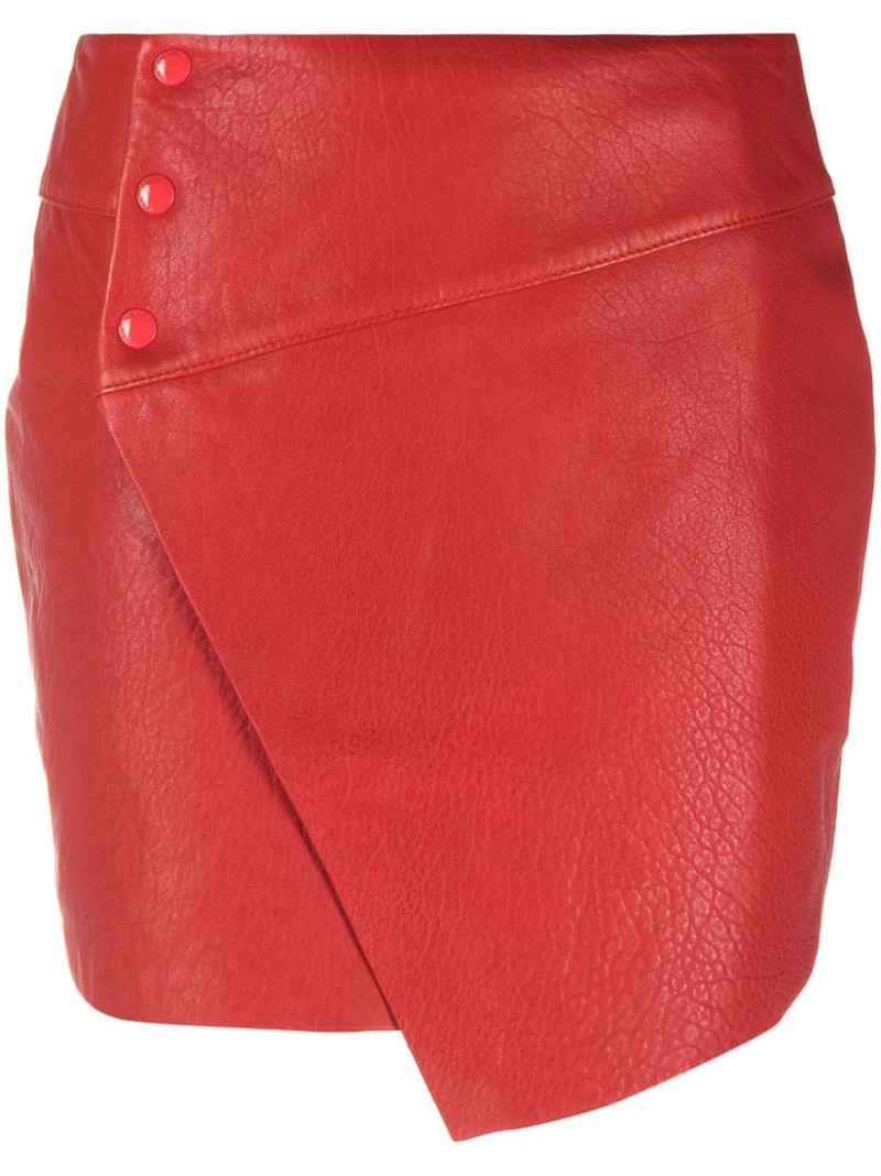 Junko Cuir 가죽 미니 스커트 1
