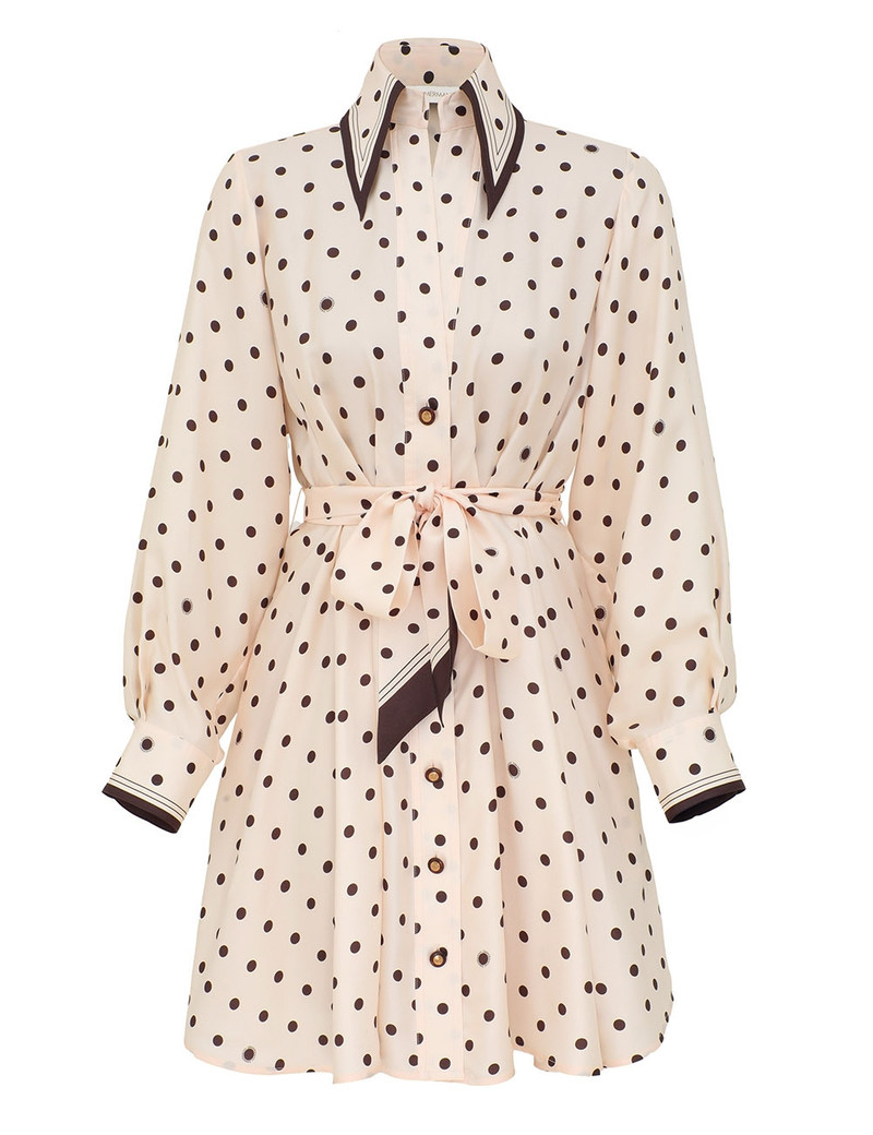 DOT TUCK MINI DRESS 1