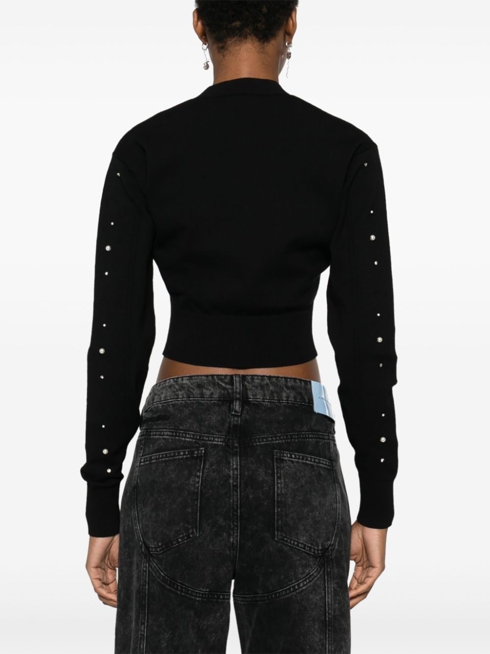 logo-embroidered sweater - 4
