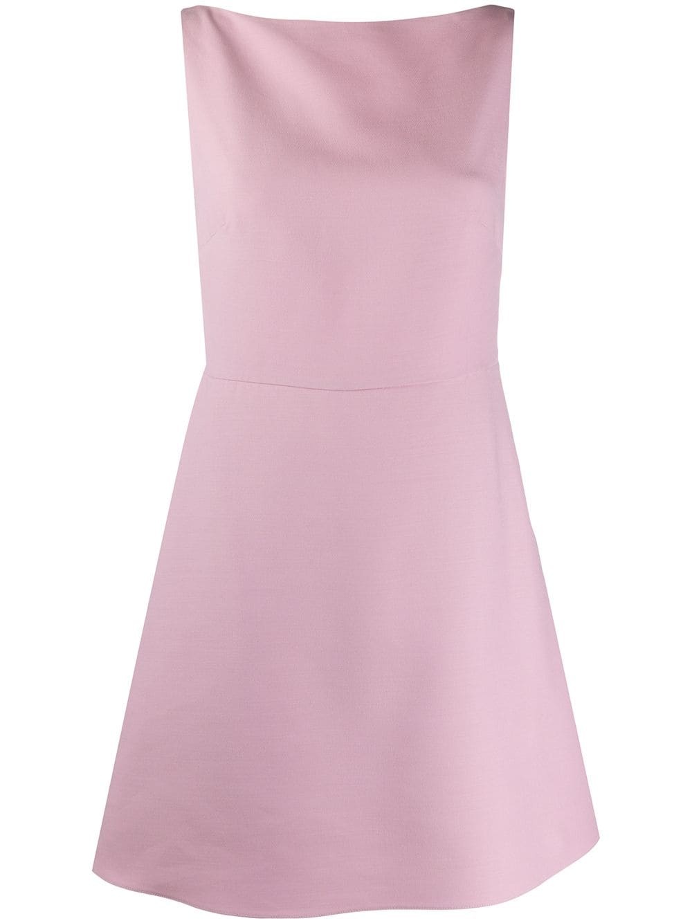 bow-detail sleeveless dress - 1