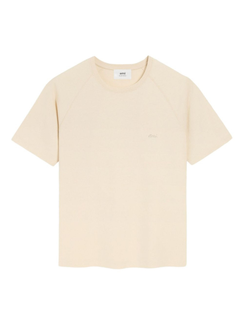 raglan-sleeve embroidered T-shirt 1