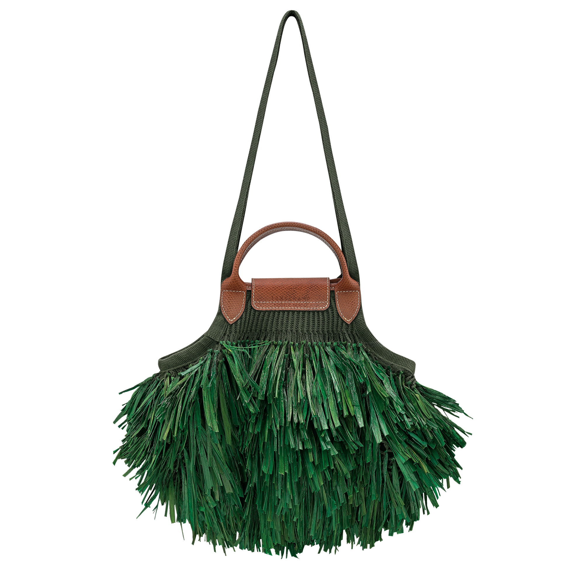 Le Pliage Filet L Mesh bag Khaki - Canvas - 4