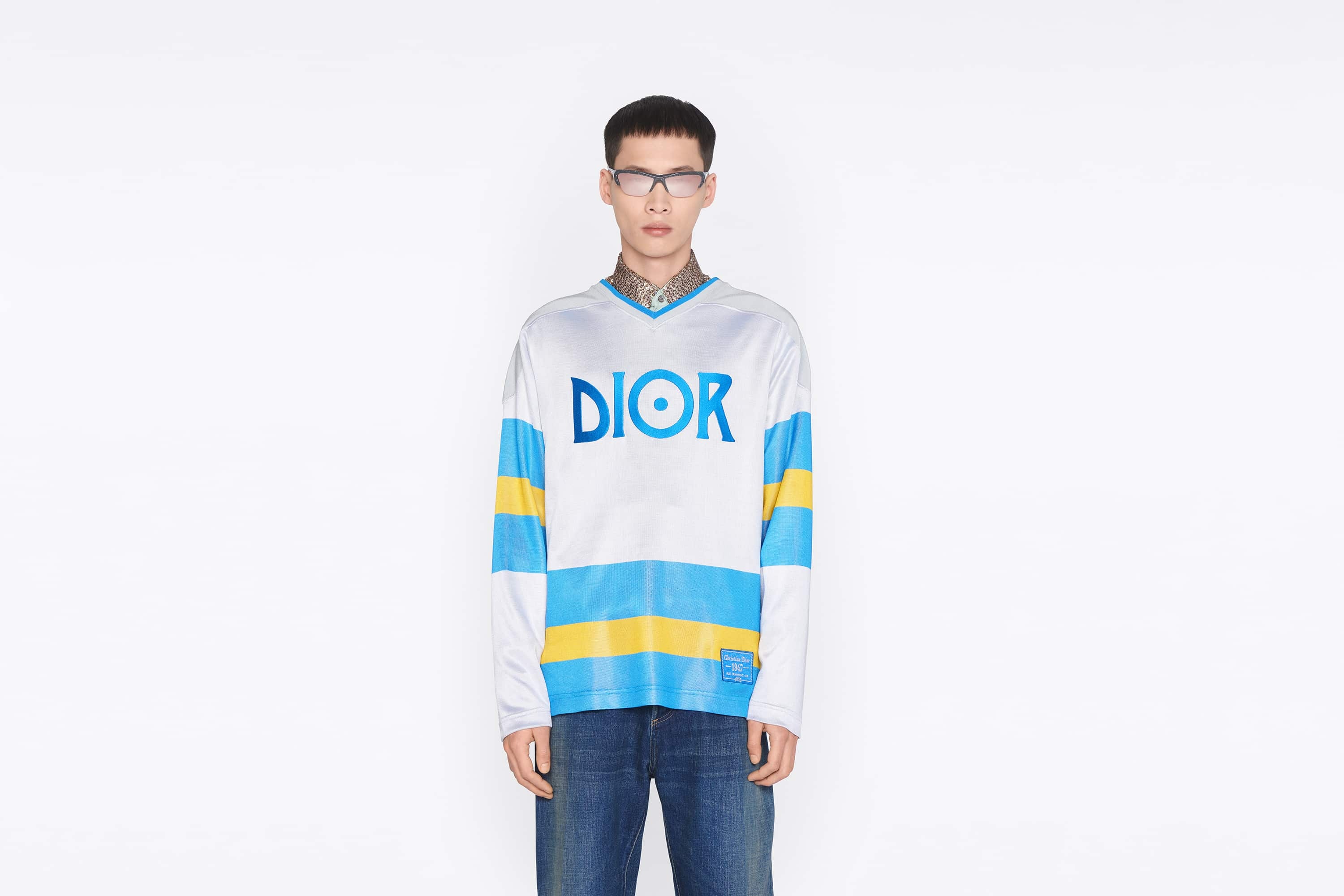 DIOR AND JACK KEROUAC Long-Sleeved T-Shirt, Relaxed Fit - 4