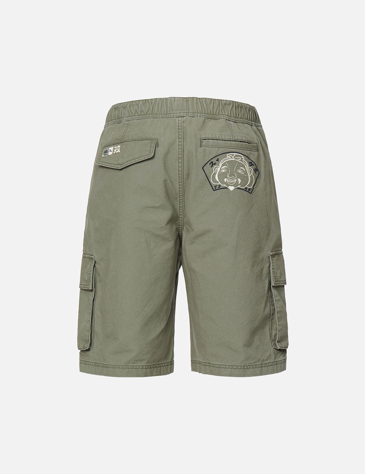 GODHEAD EMBROIDERY CARGO SHORTS - 2