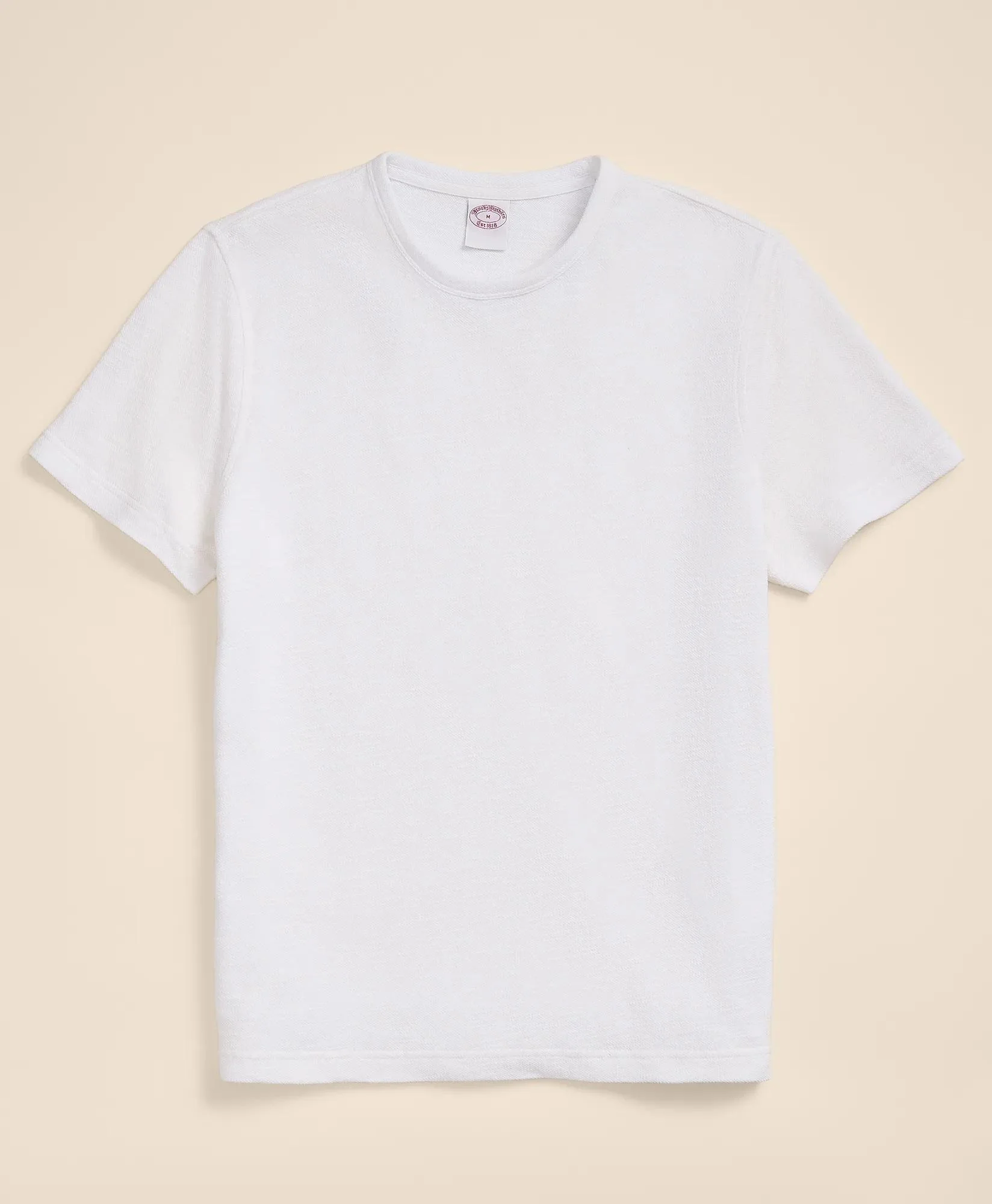 Cotton-Linen Pique T-Shirt - 1
