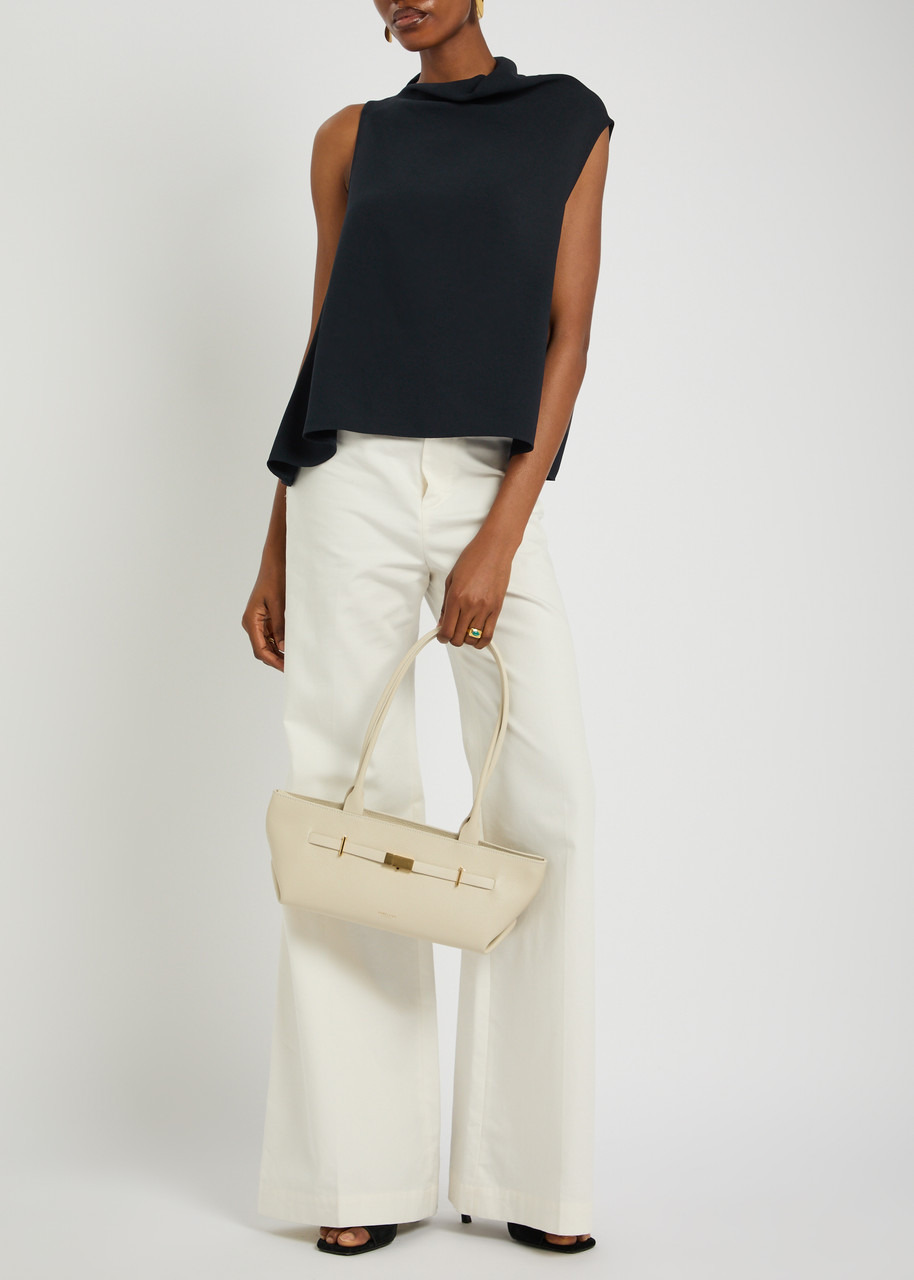 Vince Asymmetric Draped Crepe top - 4
