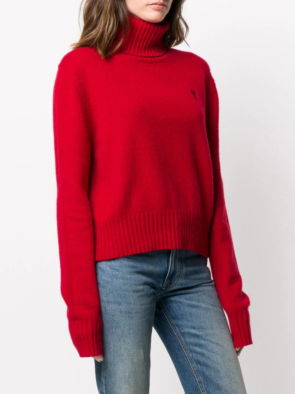 cashmere turtleneck jumper - 3