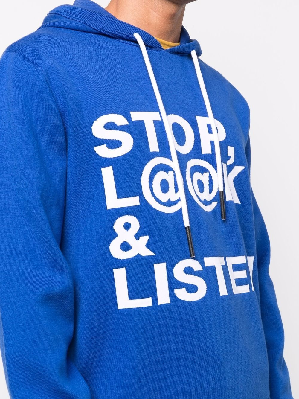 slogan-print hoodie - 5