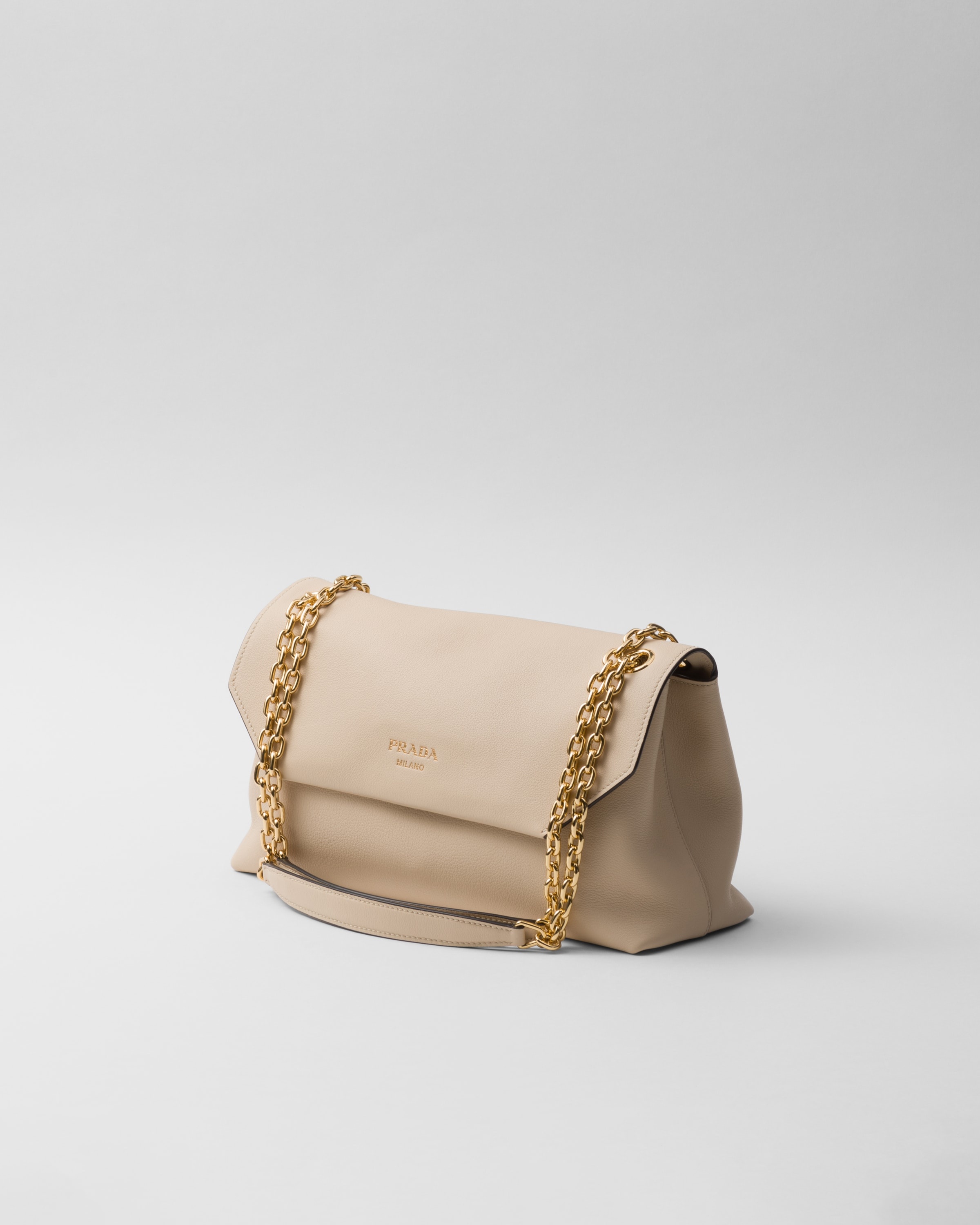 Medium leather shoulder bag - 3