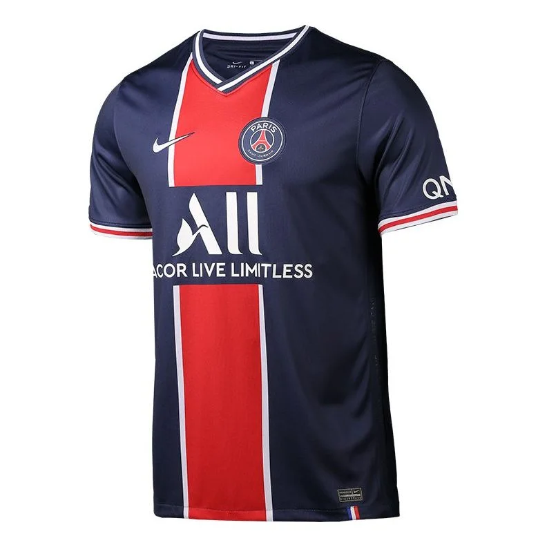 Nike Psg Paris German Home Jersey Short Sleeved Men Blue CD4242-411 - 1