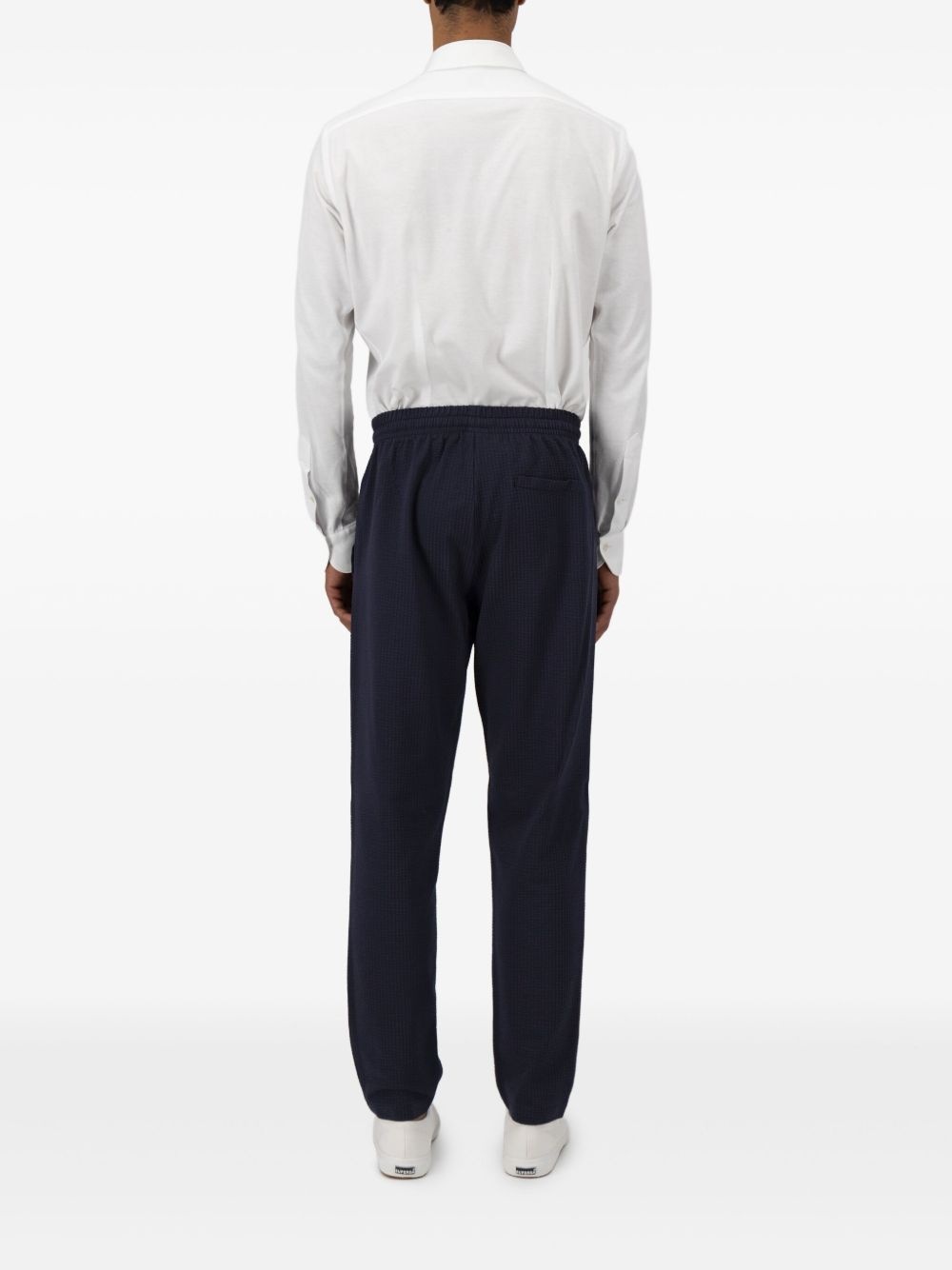 drawstring straight-leg trousers - 4