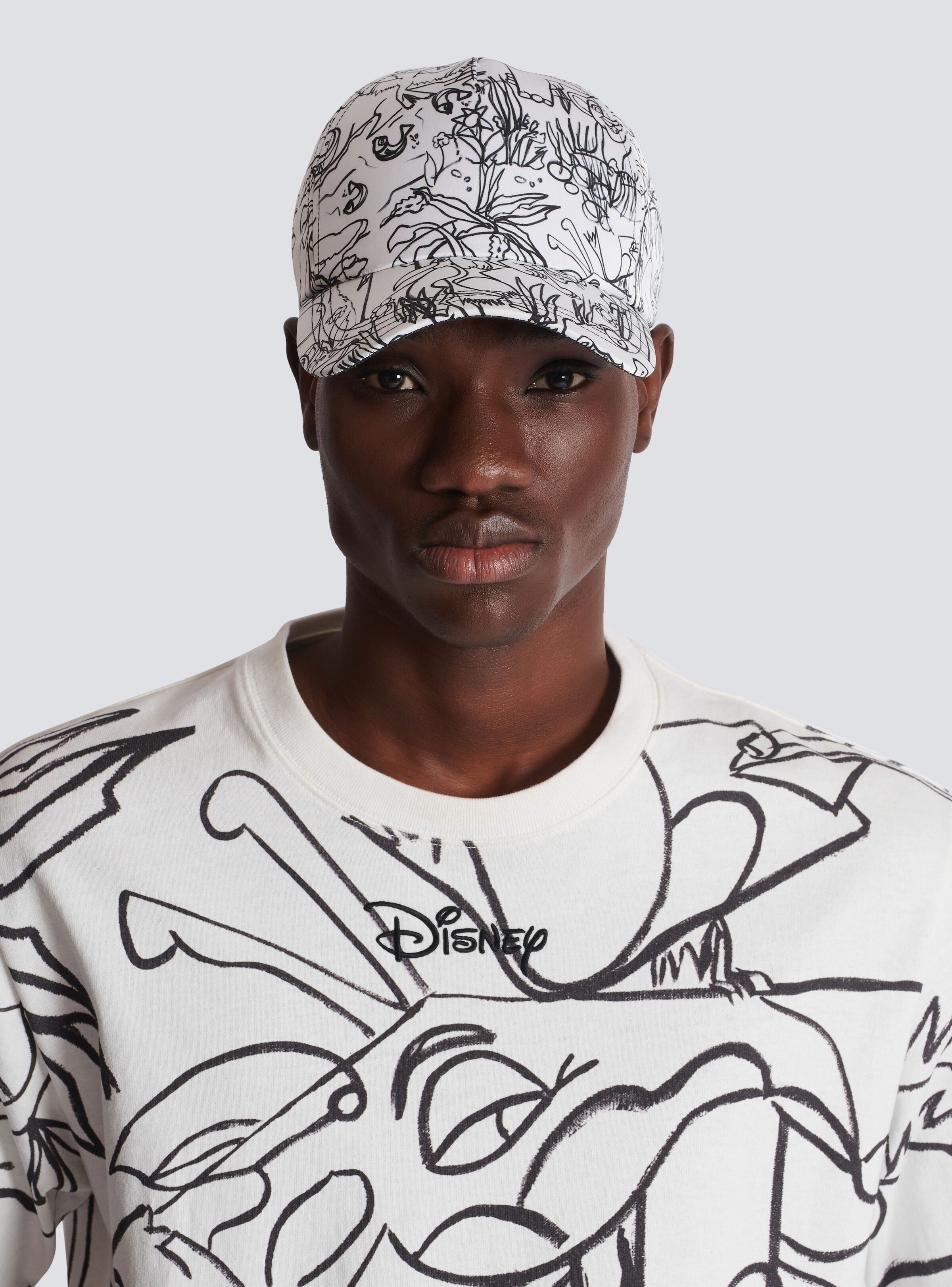 Disney x Balmain: The Lion King - Cap with Enfant Précoce print - 2