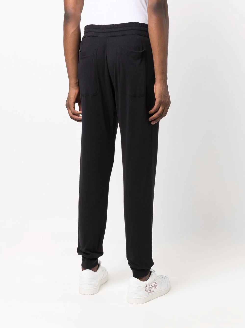 elasticated-waist track pants - 4