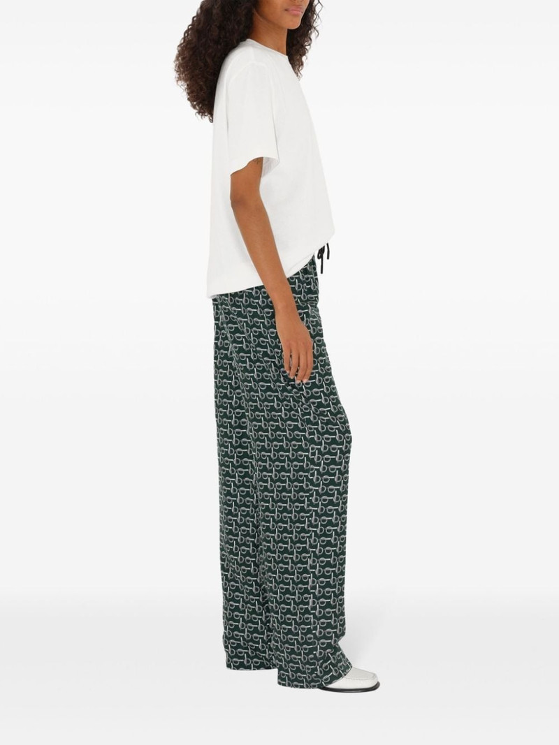b zipper-print silk trousers 3