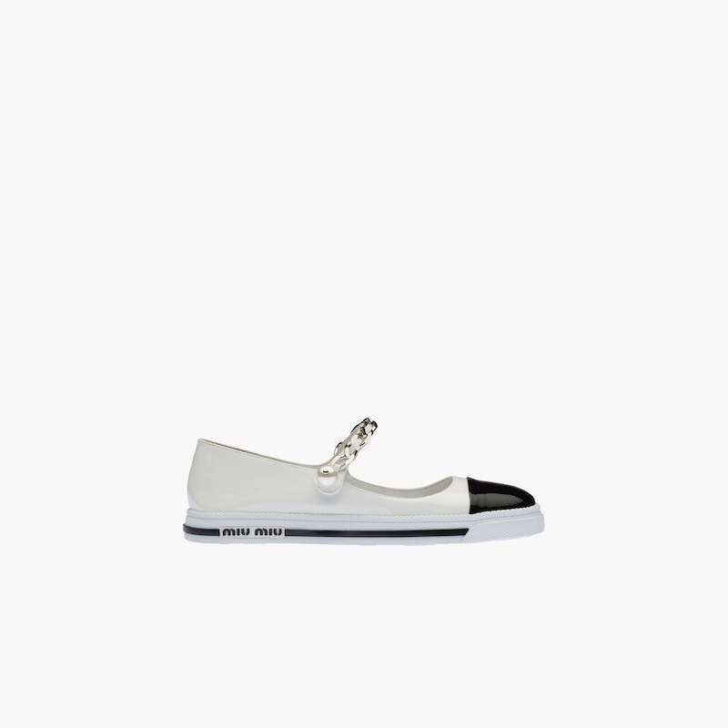 Patent leather ballerinas - 5