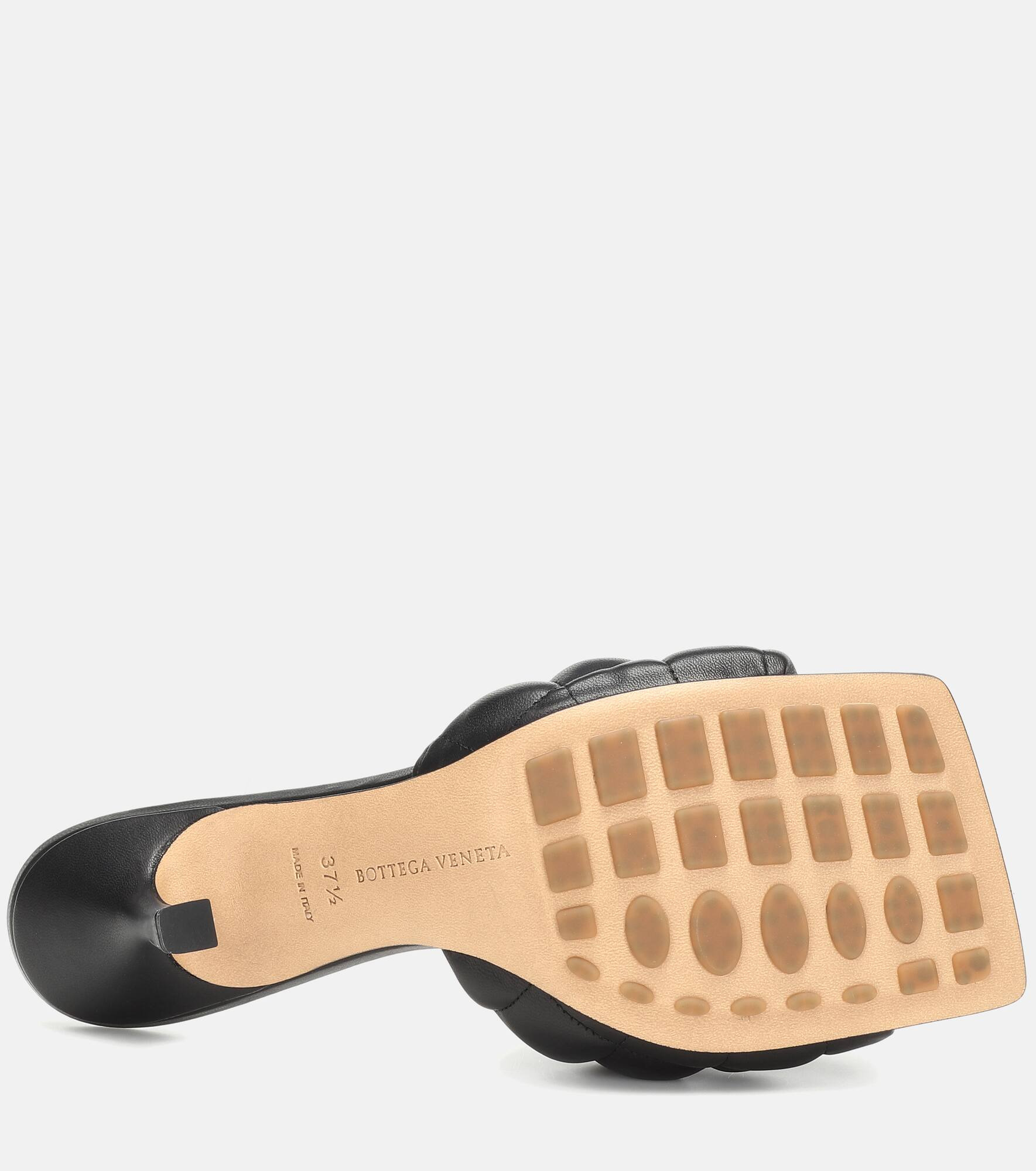 Padded leather sandals - 6