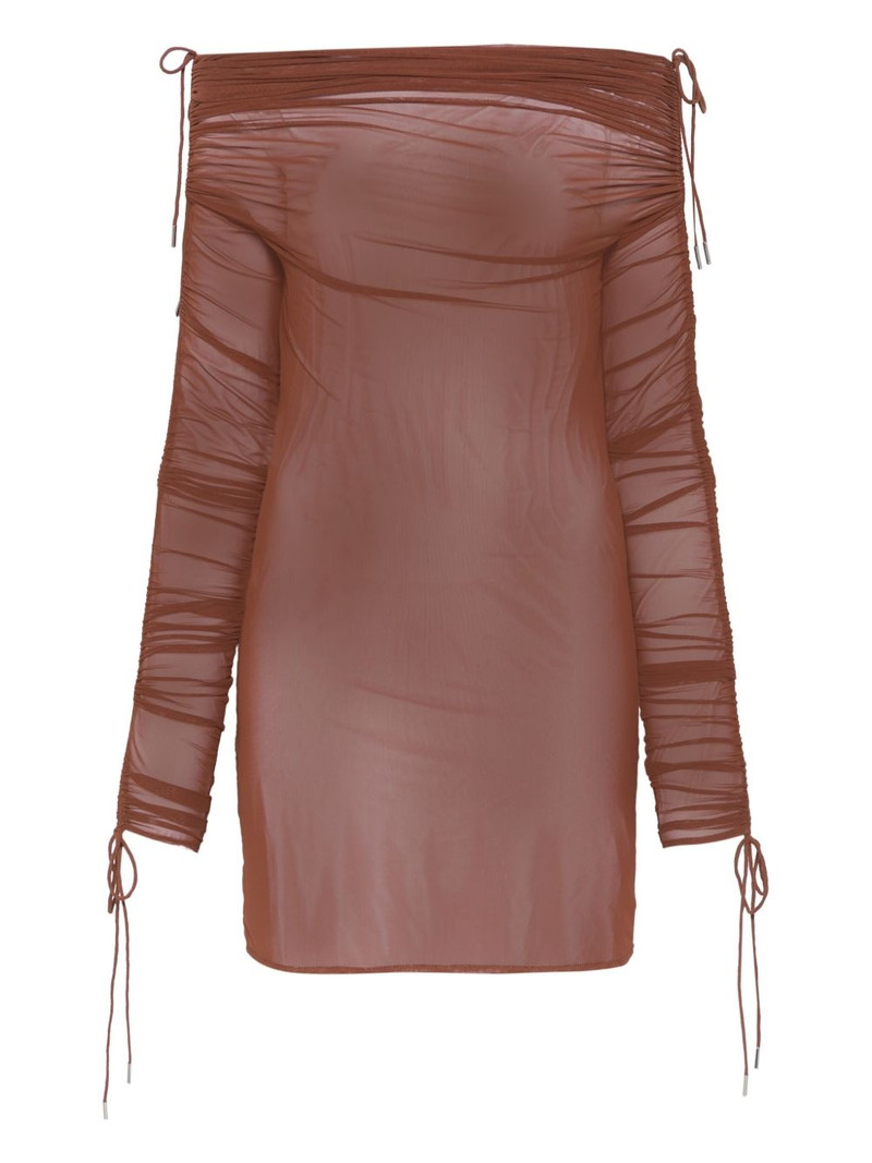 off-shoulder mini dress 1