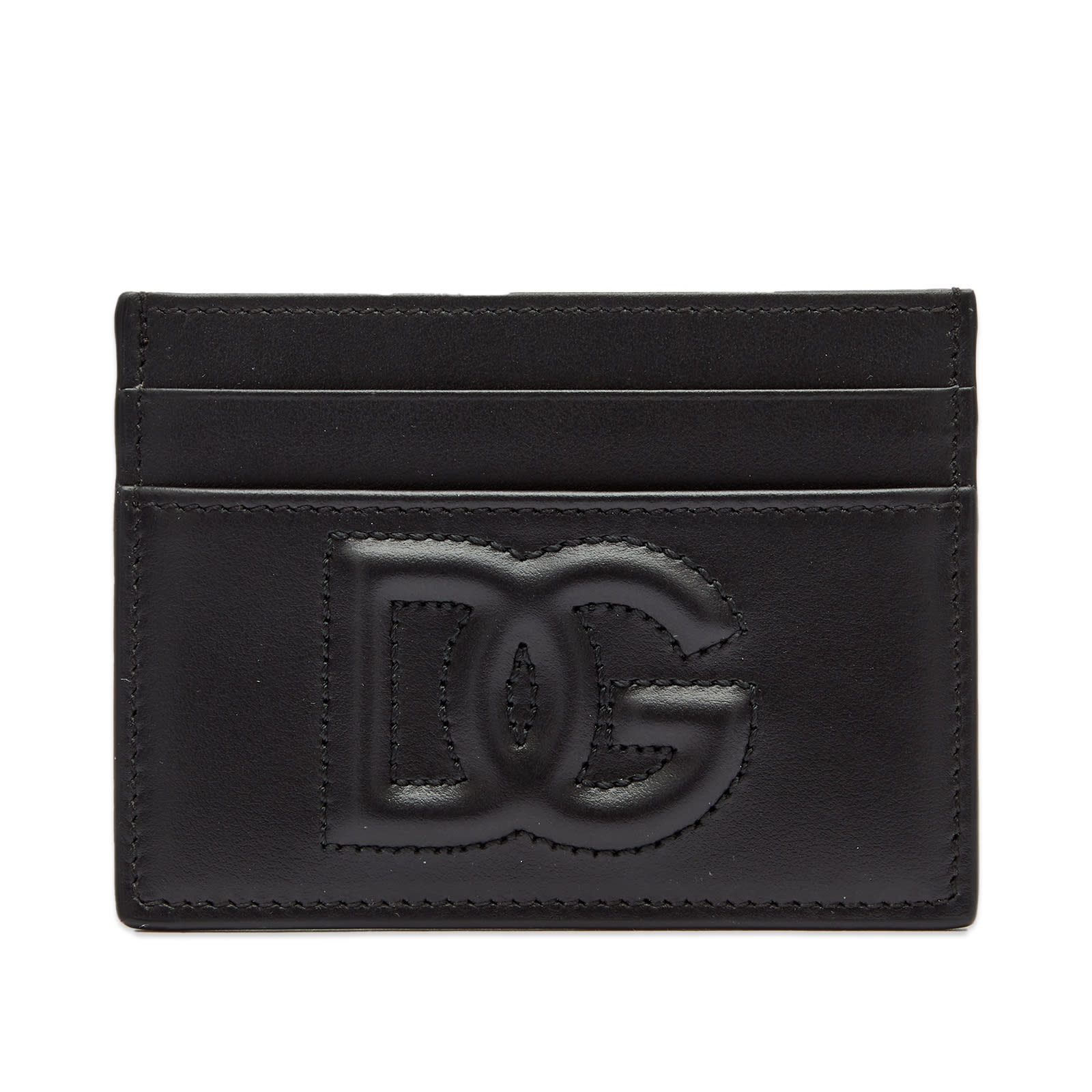 Dolce & Gabbana Logo Leather Card Holder - 1