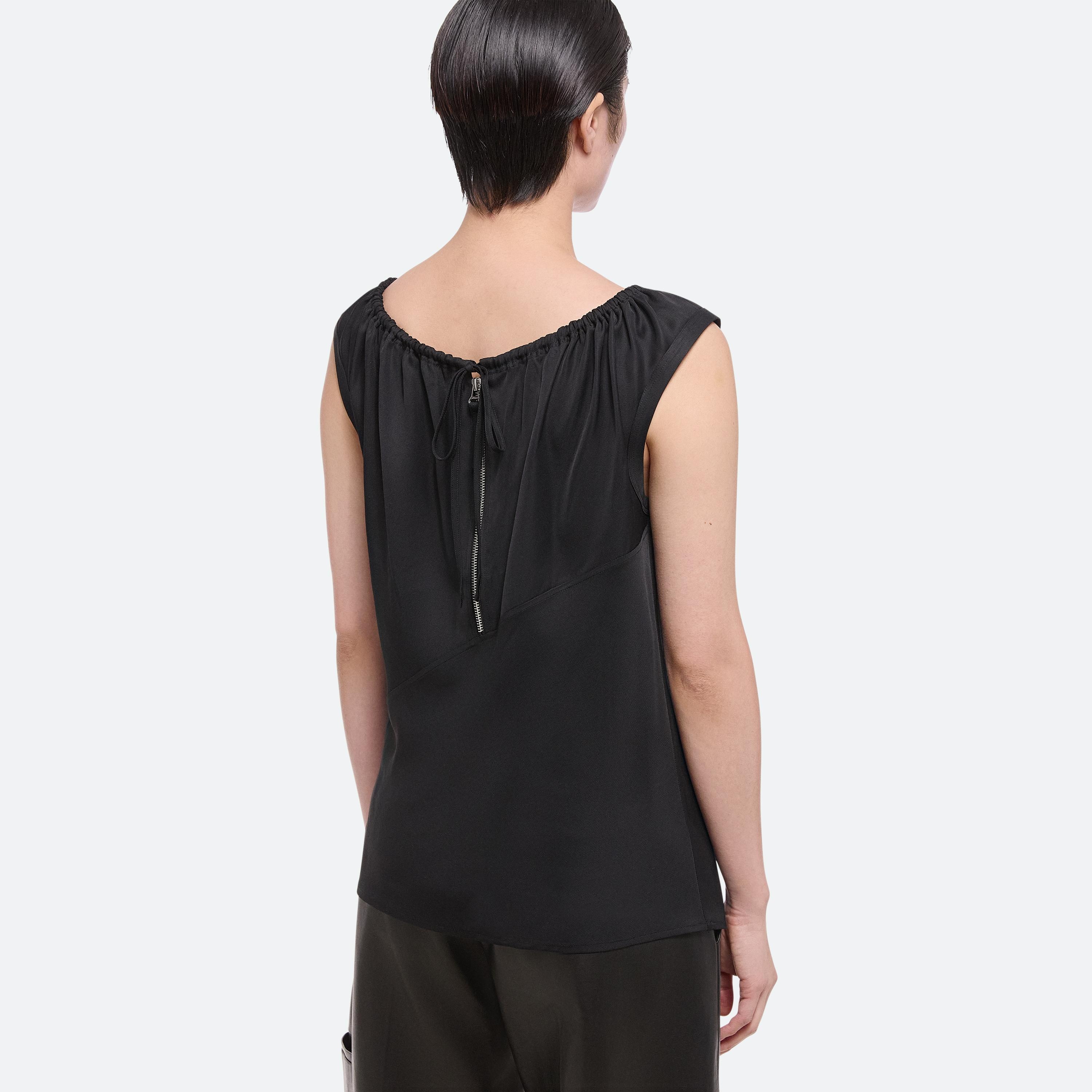 DRAWSTRING SLEEVELESS TOP - 6