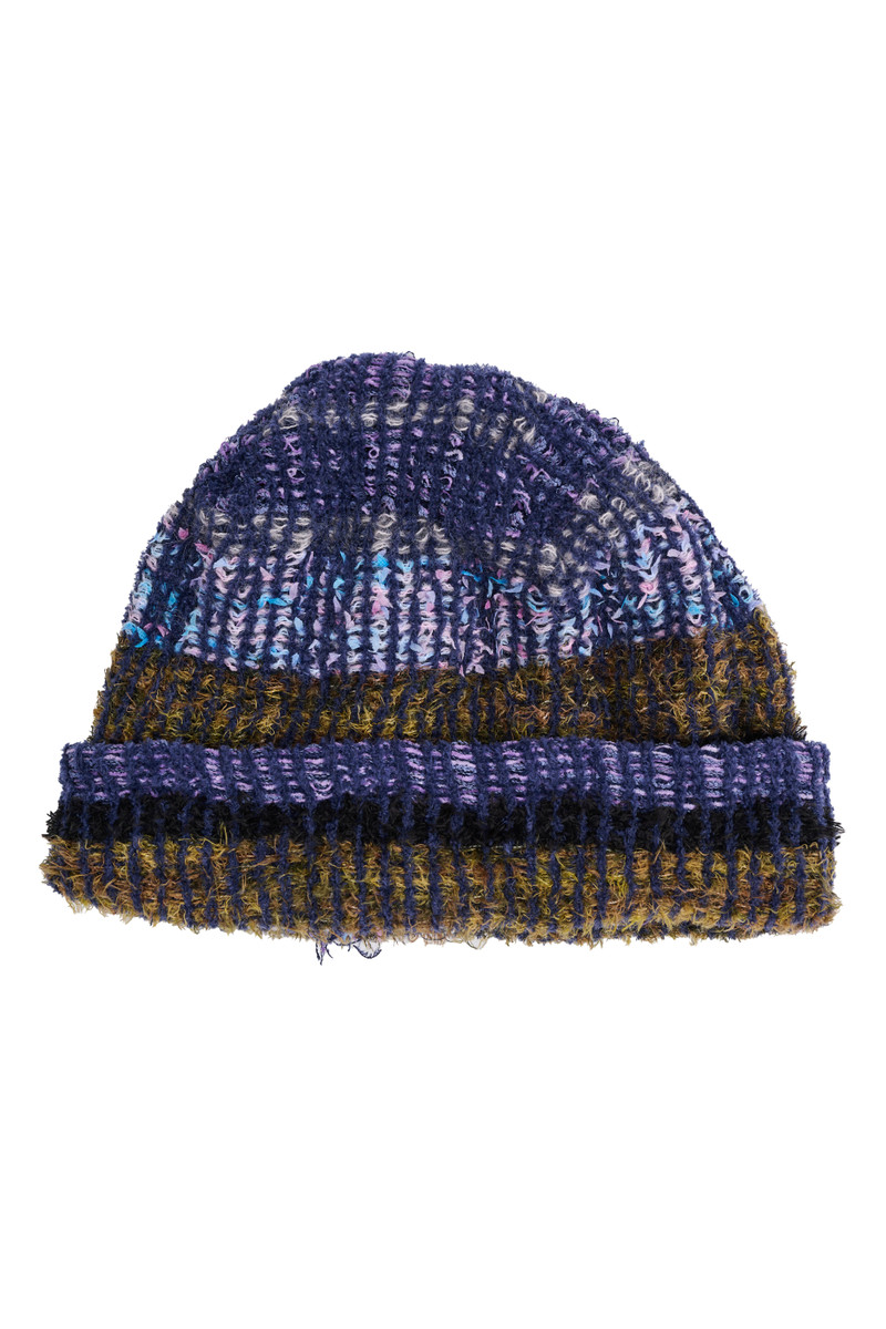 VITELLI PURPLE PLAID WINTER HAT 1