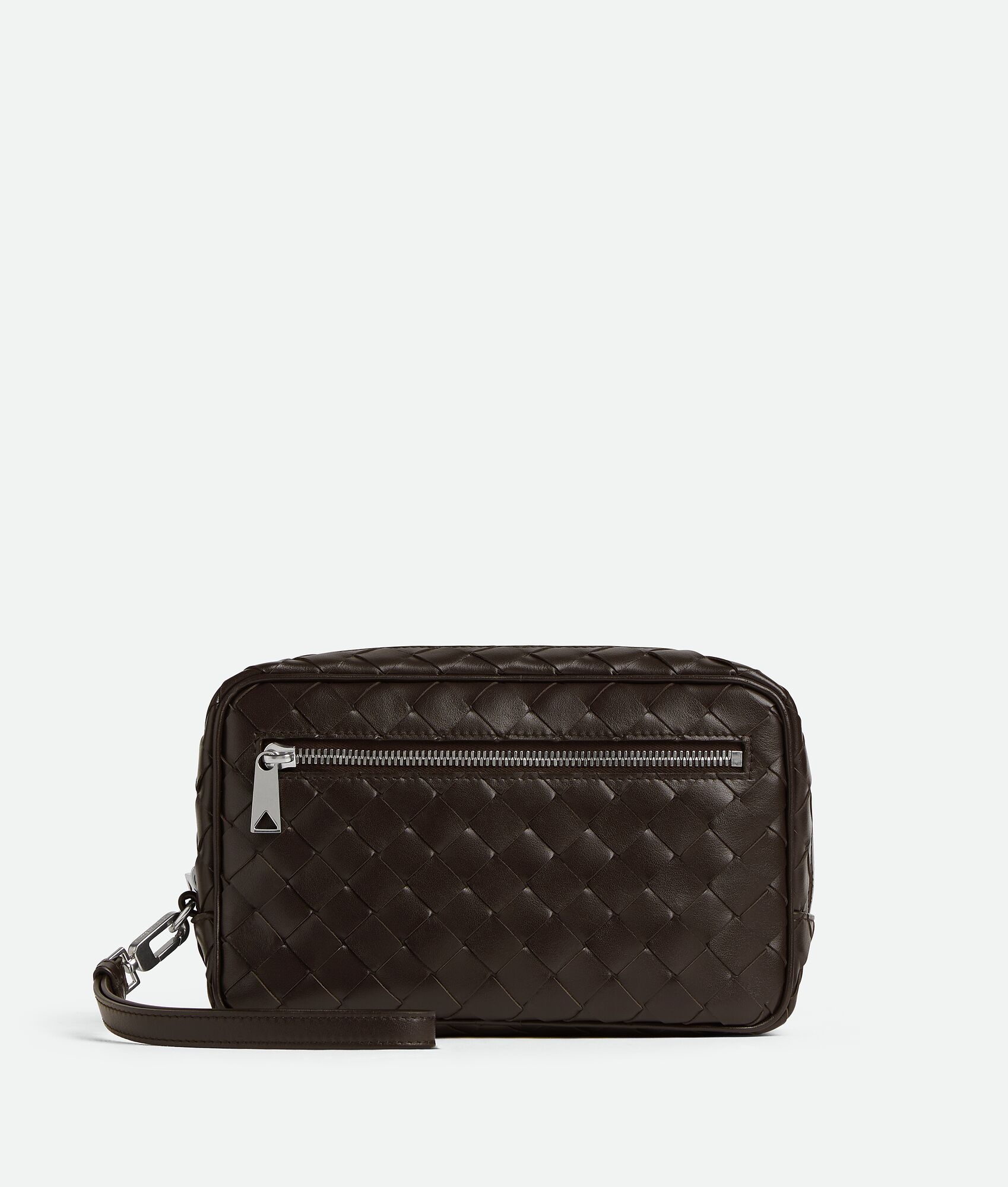 Intrecciato Small Pouch With Wristlet - 1