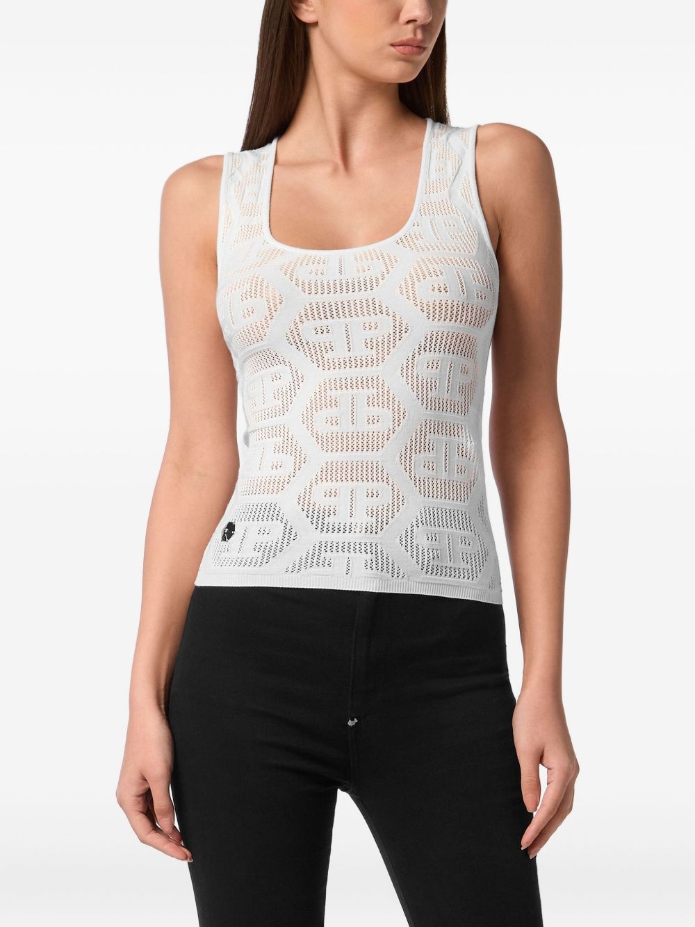monogram tank top - 3