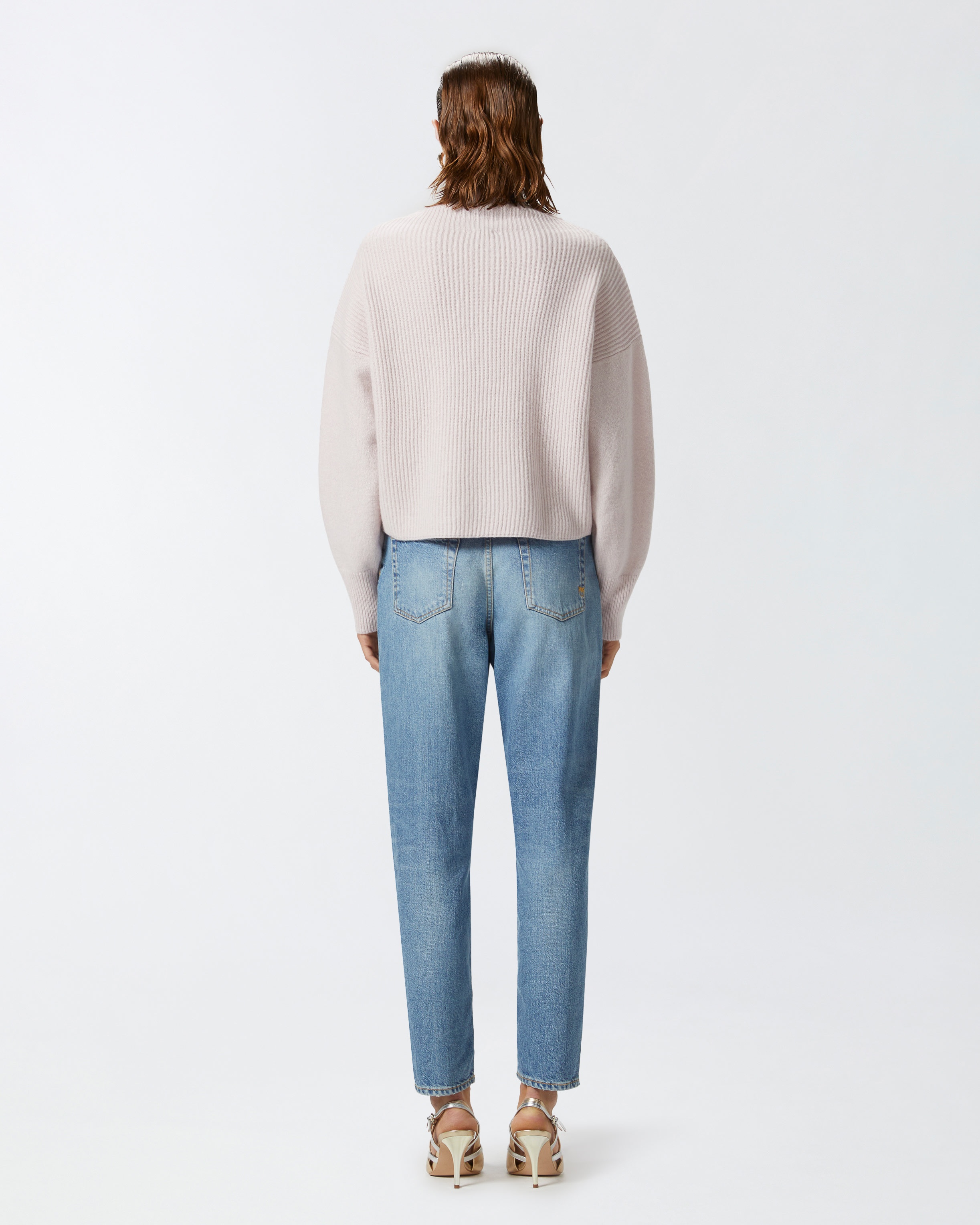 RIBBED JUMPER WITH ZIP NECK - 4